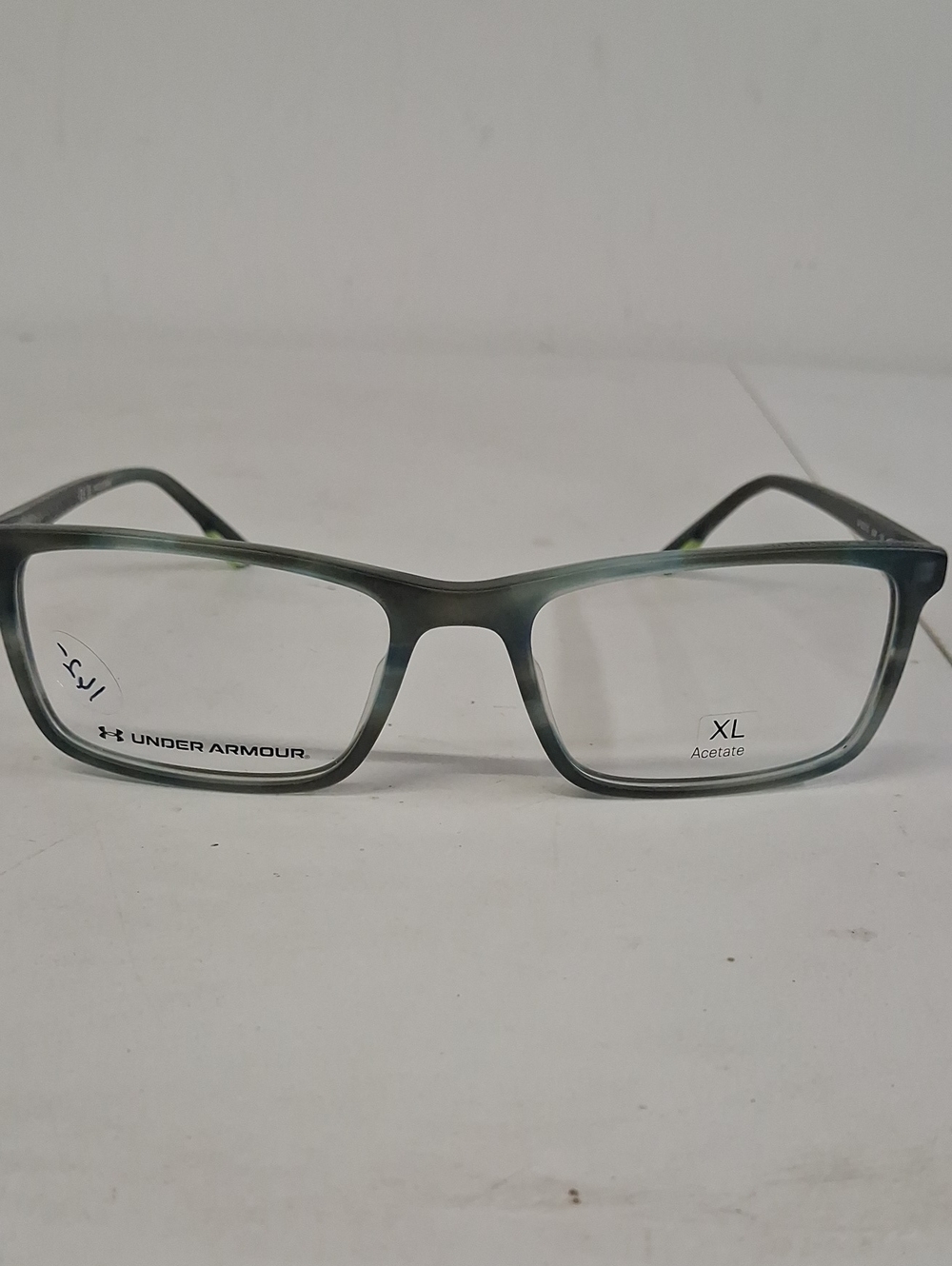 NWT Under Armour UA5057XL Men's Matte Green Rectangular Eyeglass Frames